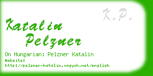 katalin pelzner business card